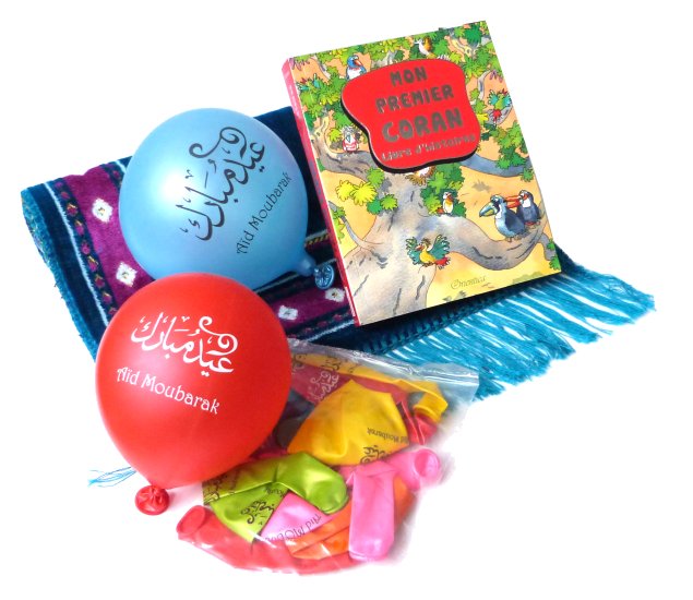 Pack cadeau Jeux et activités (3 - 6 ans) pour garçons Choix du ballon  Aid Moubarak عيد مبارك