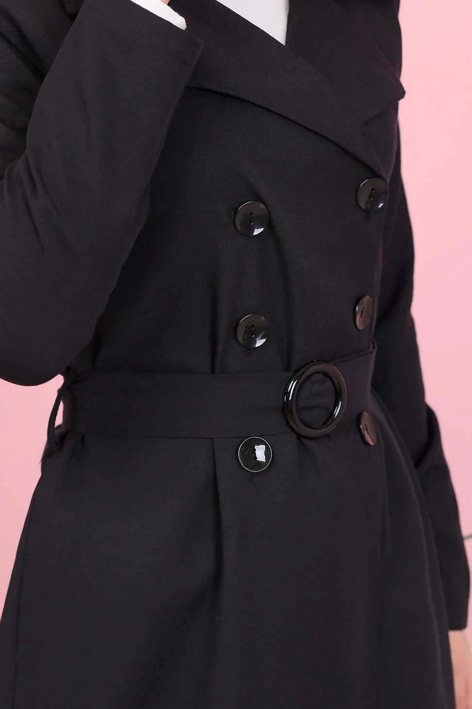 manteau noir femme 3 4