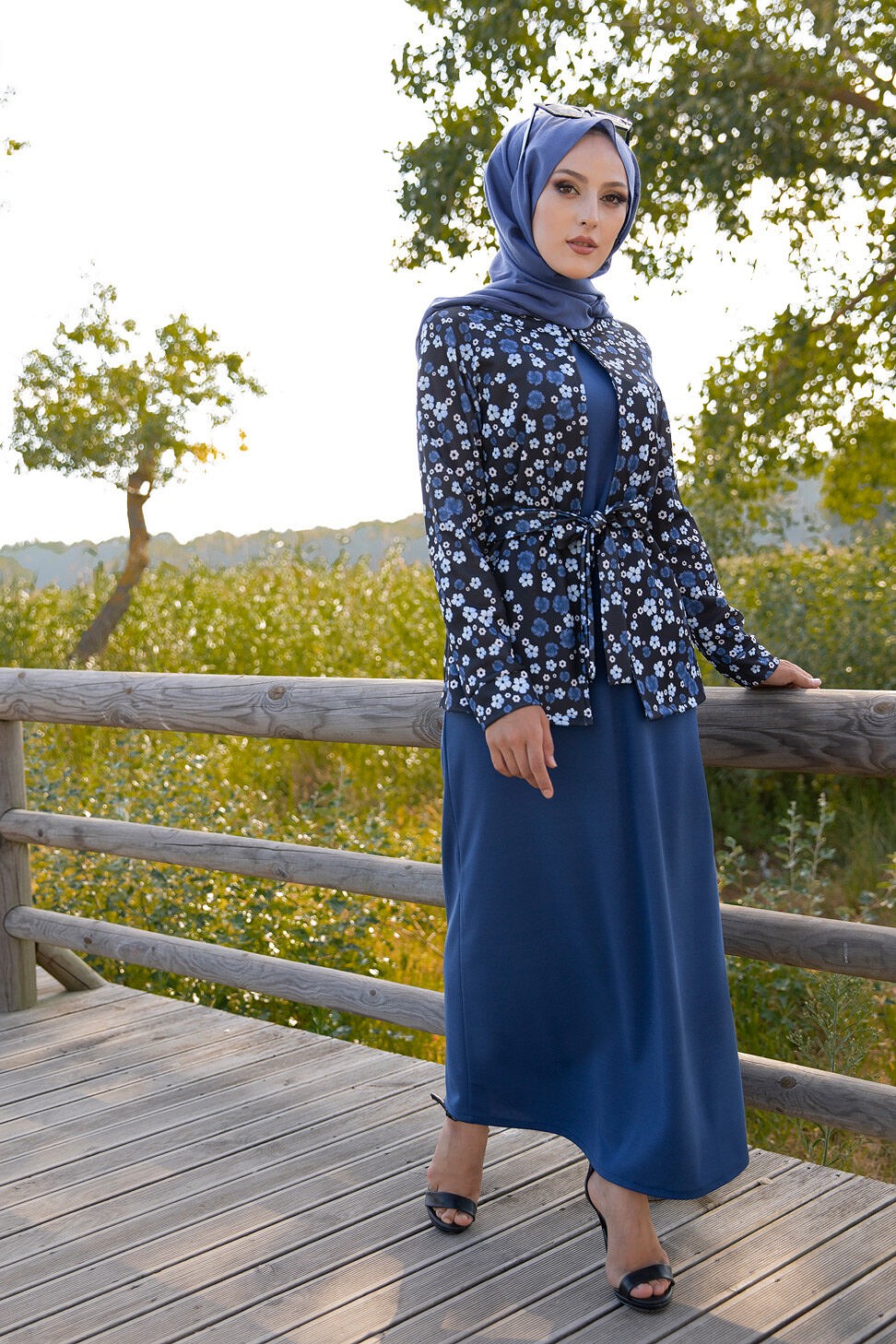 Acheter, 2 pièces, Ensemble de femme musulmane rayée survêtement Sport mode  modeste Hijab ensembles vêtements pour femmes turques dubaï Abaya vêtements  musulmans Djellaba