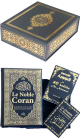 Coffret Cadeau Musulman Elegance Spirituelle en Noir (Coran - Tapis - Livres noirs dores)