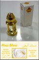 Parfum concentre Musc d'Or "Musc Blanc" mixte - En bouteille doree 4 colonnes avec boite